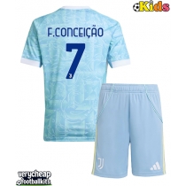 Juventus Francisco Conceicao #7 Replica Away Minikit 2025-26 Short Sleeve (+ pants)